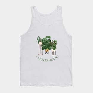 Plantaholic House Plants Collection Illustration Tank Top